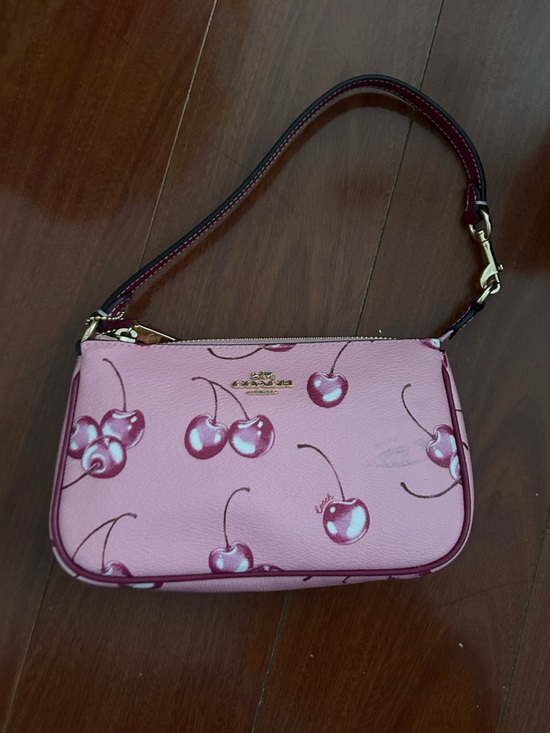 Coach Handbags - Coach Pink Cherry Print Nolita 19